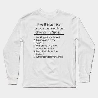 Five Things - Series I Long Sleeve T-Shirt